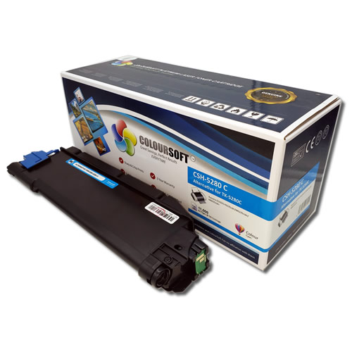 TK 5280 Toner Cartridge Kyocera Cyan by ColourSoft ΓÇô 1T02TWCNL0
