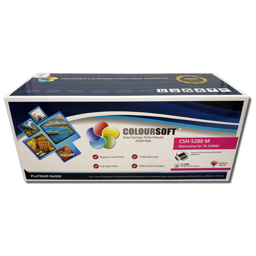 TK 5280M Toner Cartridge Kyocera Magenta by ColourSoft 1T02TWBNL0