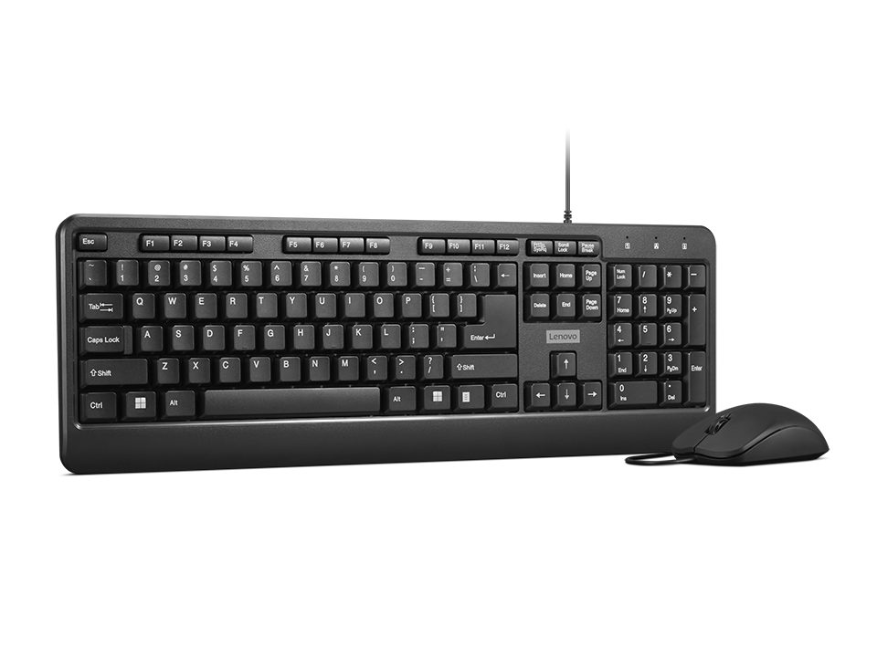 Lenovo 160 Wired Keyboard & Mouse Combo - GX31L52655
