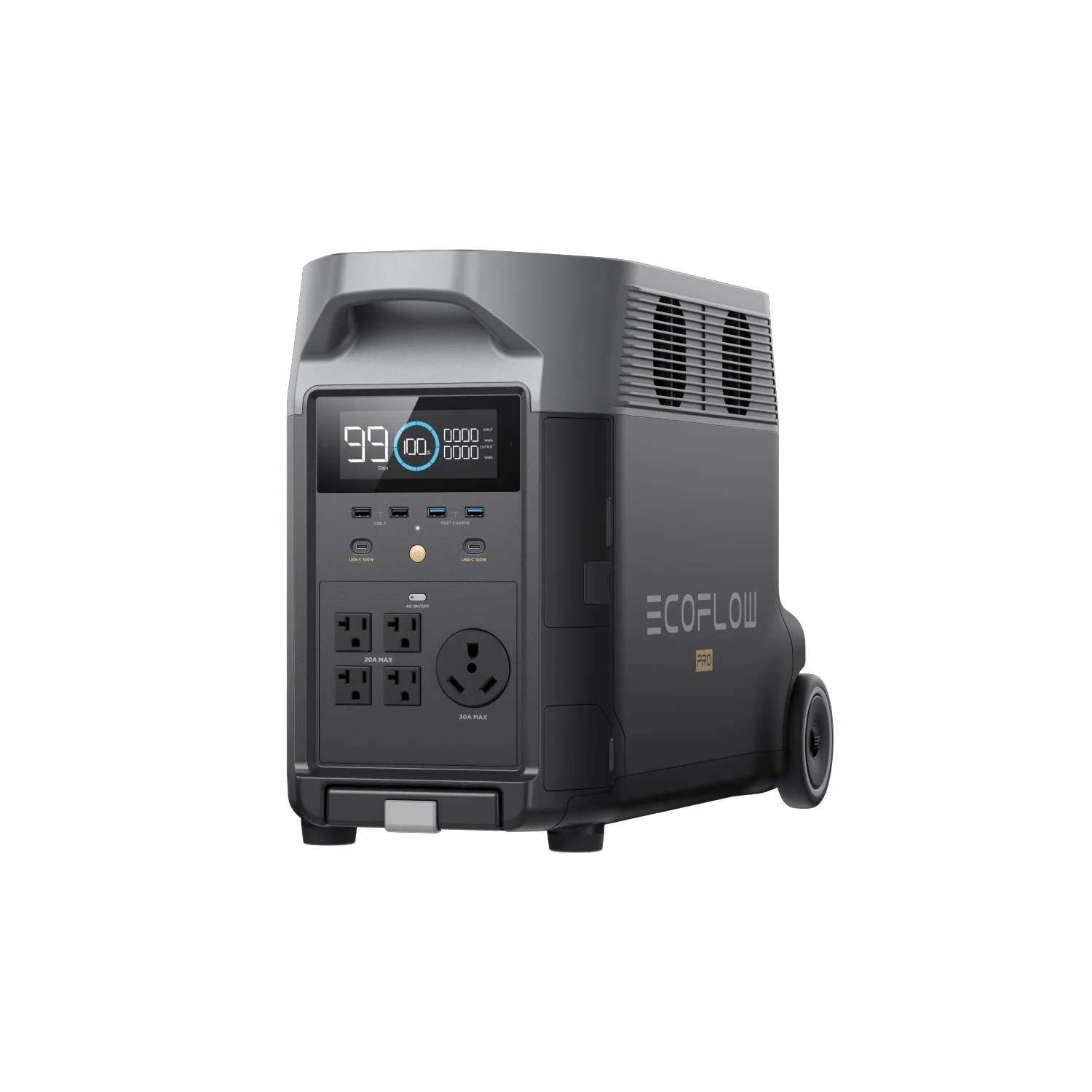 EcoFlow DELTA Pro – Portable Power Station (3600W, 3600Wh) – DELTAPRO-UK-C20