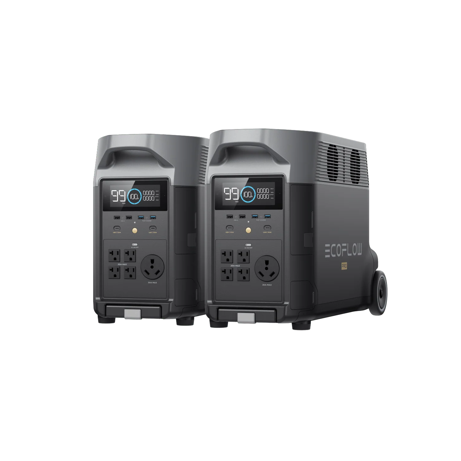 EcoFlow DELTA Pro – Portable Power Station (3600W, 3600Wh) – DELTAPRO-UK-C20