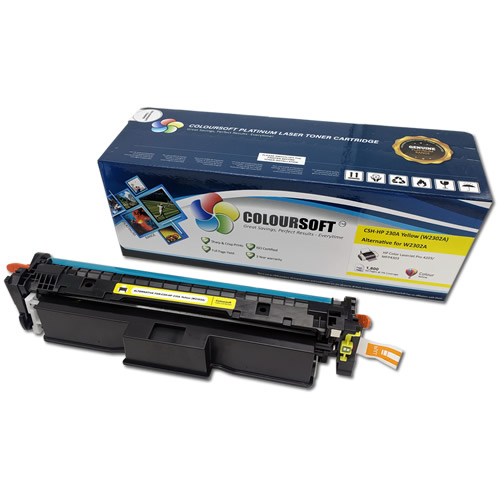HP 230A Yellow ColourSoft LaserJet Toner Cartridge(W2302A)