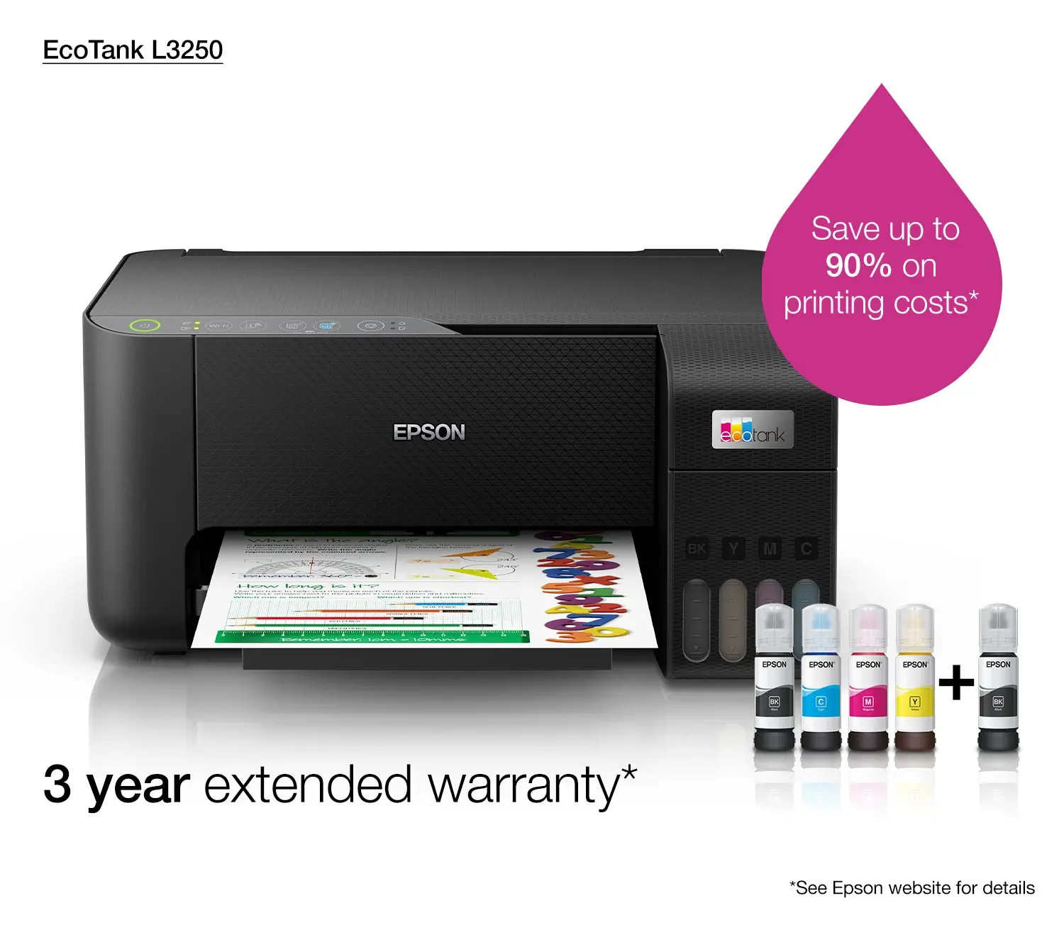 Epson EcoTank L3250 A4 Wi-Fi All-in-One Ink Tank Printer
