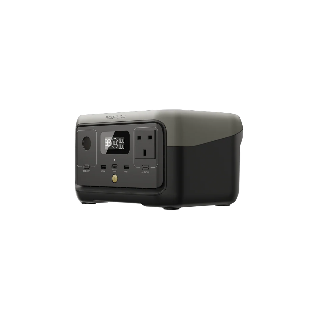 EcoFlow RIVER 2 – Portable Power Station (300W, 256Wh) – ZMR600-B-UK
