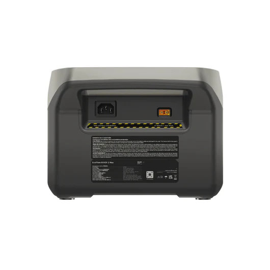 EcoFlow RIVER 2 Max – Portable Power Station (500W, 512Wh) – ZMR610-B-UK